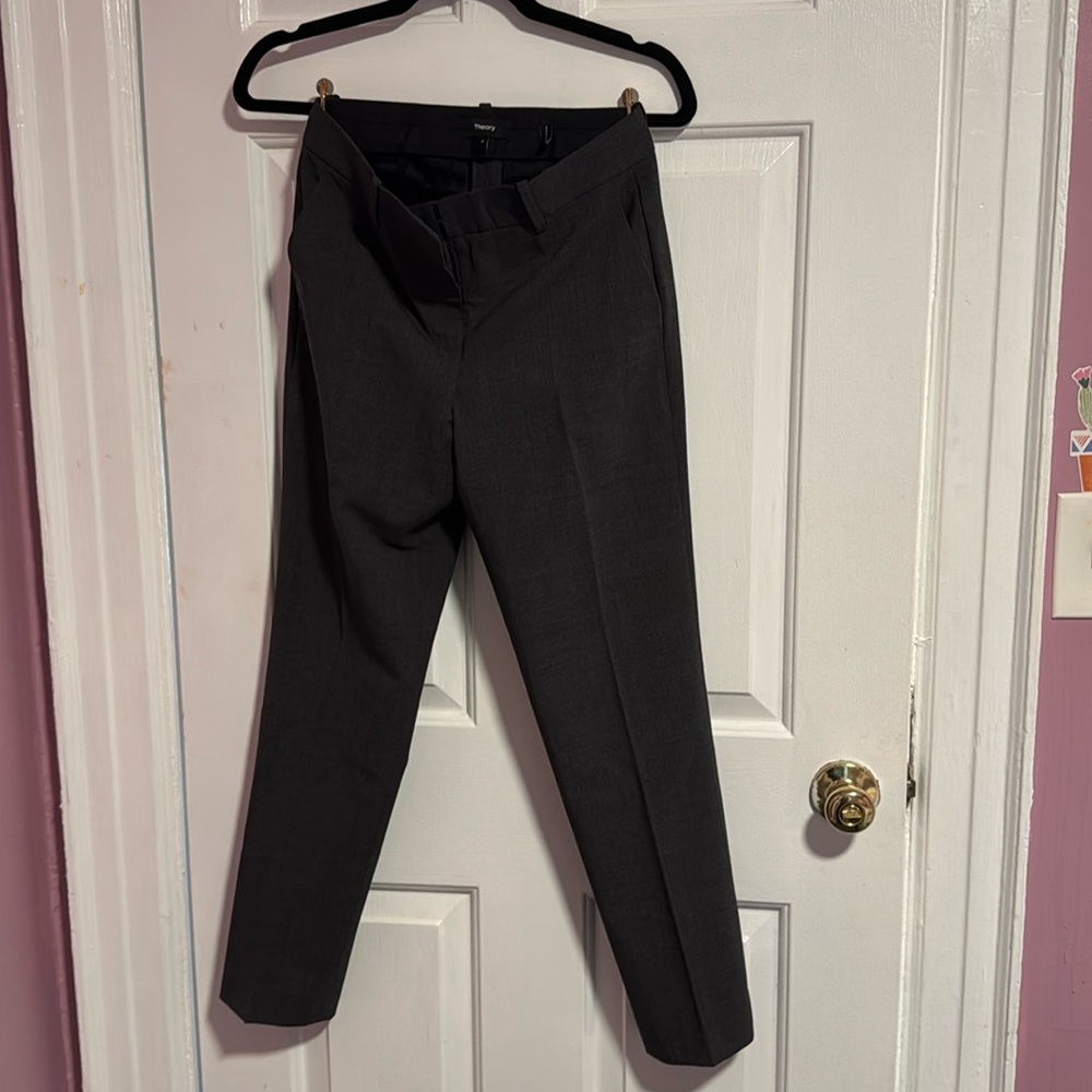 Theory Gray Pants Size 0